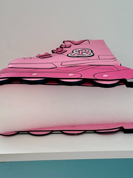 Loungefly Barbie Roller Skate Crossbody Bag Pink Novelty NWT Movie Collection main image 4